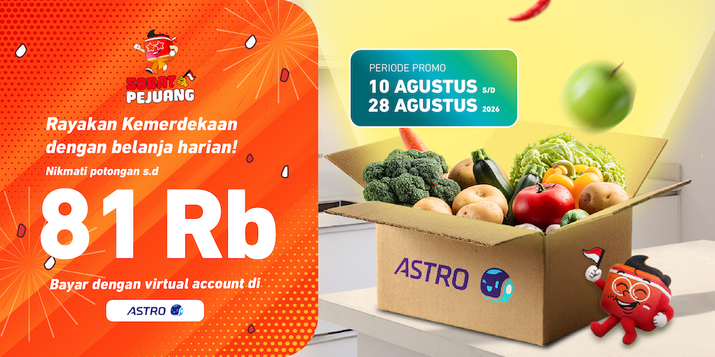 Belanja Makin Merdeka, Hemat Hingga Rp81.000 di ASTRO!